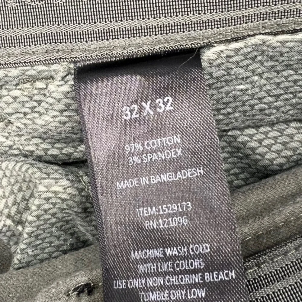 English Laundry Mens 5-Pocket Straight Leg 32 Pants Olive Green‎ Stretch Chino